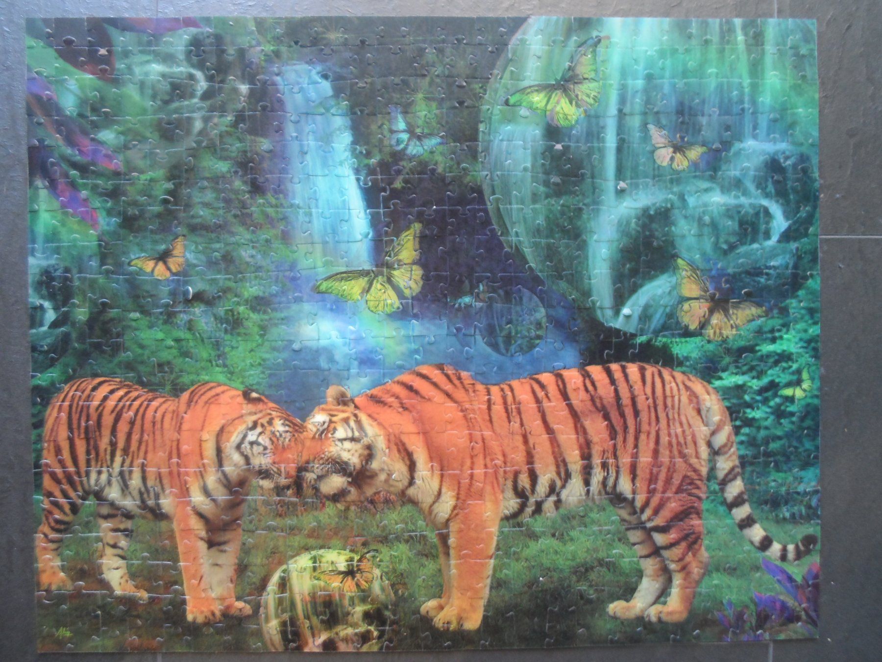 Puzzle: 3D Puzzle mit Tiger - 500 Teile – Usato da Unterentfelden venduto da jaguar_family05 1