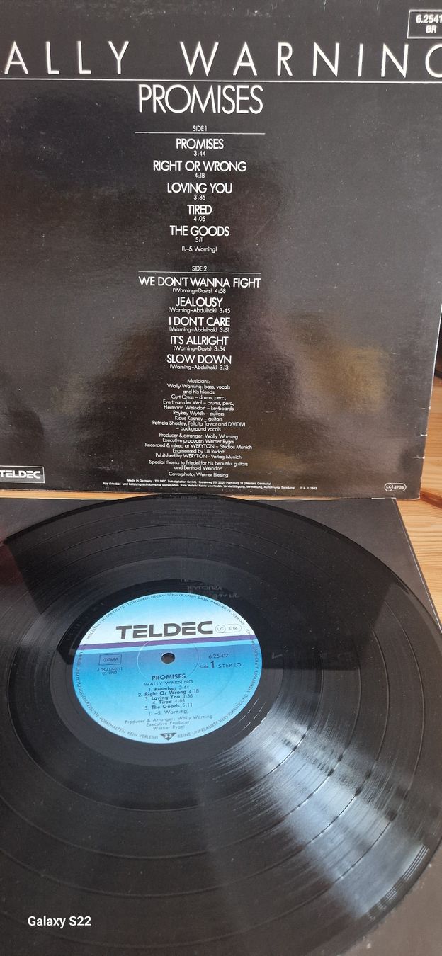 Dischi in vinile: Wally Warning – Promises – Usato da Yvonand venduto da RF-VINYL 3
