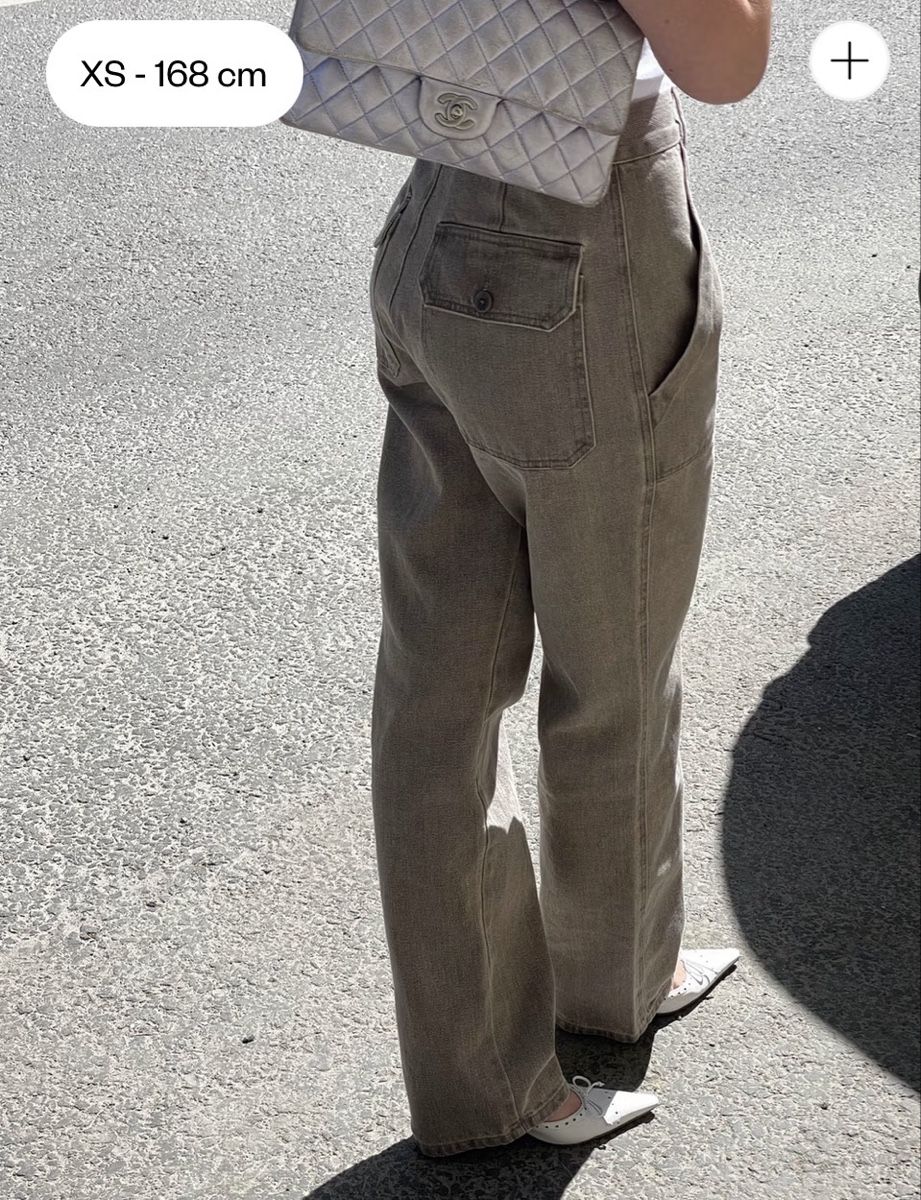 Djerf Avenue Jeans: Djerf Avenue Go To Pants Brown. – Nuovo (secondo la descrizione) da Bern venduto da ana_t2nb 1