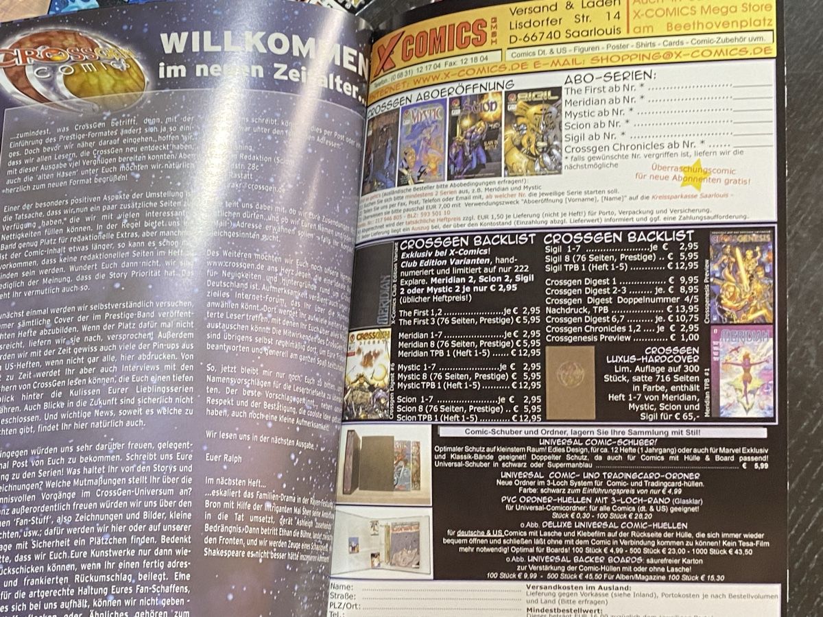 Fumetti: SCION /Comics Teilserie CROSSGEN #8-#15 – Usato da Zuerich venduto da SonderArt-Wertgut 5