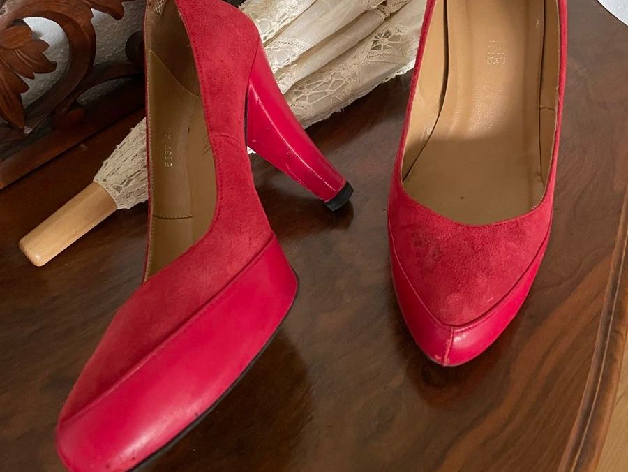 Scarpe da donna: rote Pumps Elégance Gr 40 für Selbstbewusste – Nuovo (secondo la descrizione) da Emmenbrücke venduto da Ladyboutique 6