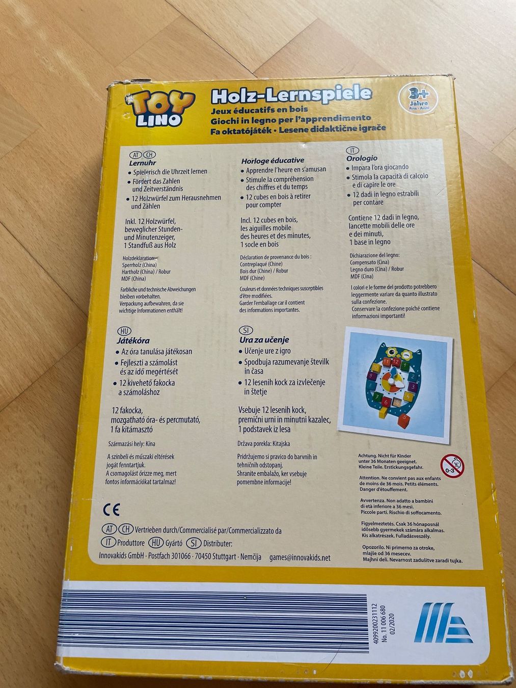 Giocattoli: Horloge éducative en bois – Usato da Châtel-St-Denis venduto da Mel-Stef 3