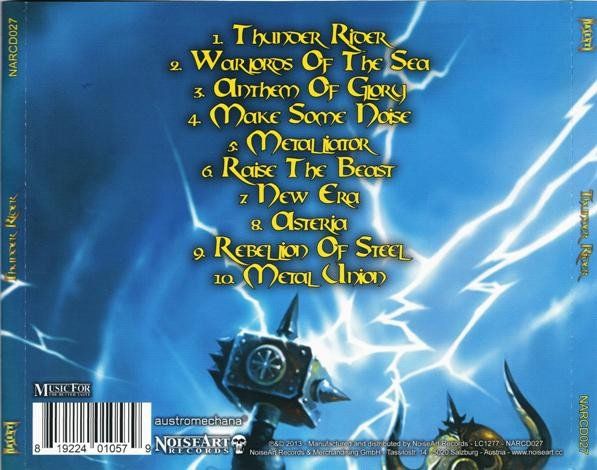 CD: Cd Majesty - Thunder Rider, 2013 – Usato da Gingins venduto da Demonseed 1