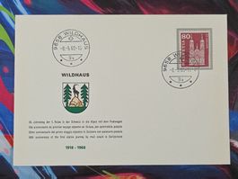 CL28 Enveloppe + Timbre Suisse 1968