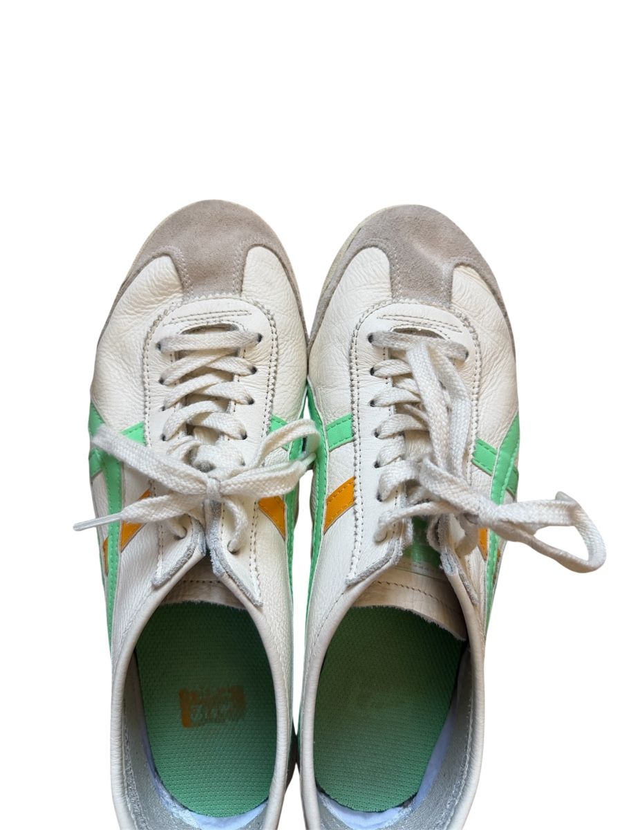 Onitsuka Chaussures hommes: Baskets Onitsuka Tiger blanches et vertes pointure 40.5  – D'occasion à Baulmes par resel_.tm 1
