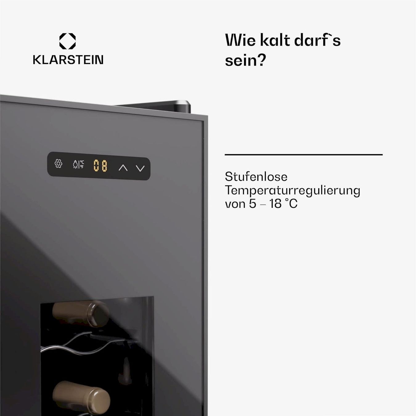 Frigoriferi: Klarstein Freistehender Weinkühlschrank – Nuovo e nell'imballaggio originale da Bottighofen venduto da zaap 3