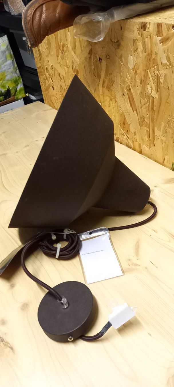 Lampadari & plafoniere: Hängeleuchte Metall braun – Nuovo e nell'imballaggio originale da Salez venduto da EMERCARO 3