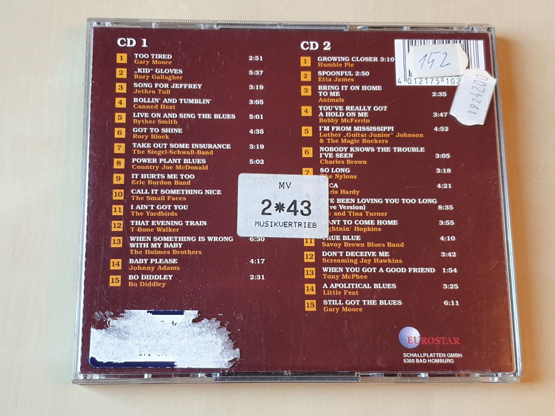 CD: Back to Blues II – Usato da Stansstad venduto da collectorsshop 1