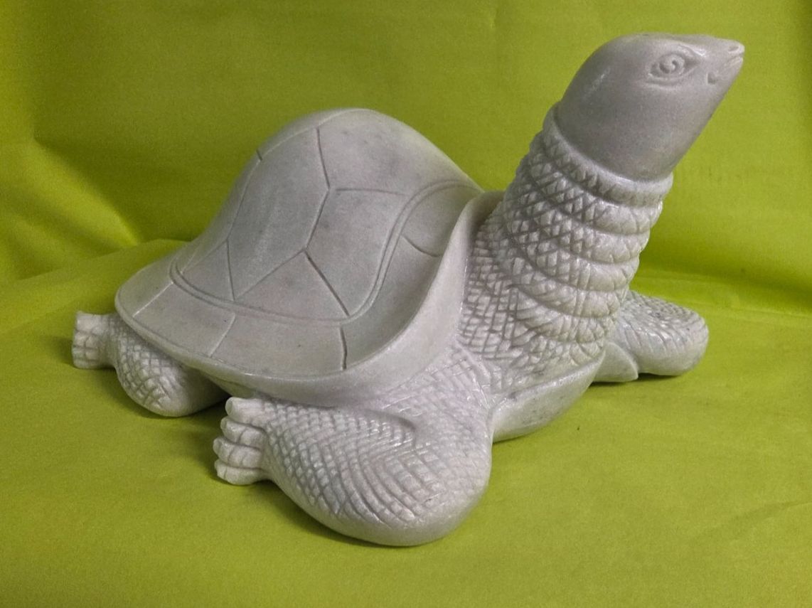 Sculture & Statue: Massive Schildkröte aus Marmor – Nuovo (secondo la descrizione) da Roggliswil venduto da Mabelco
