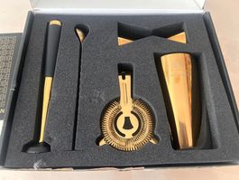 BARDELUXE Cocktail Set Gold Edelstahl neu