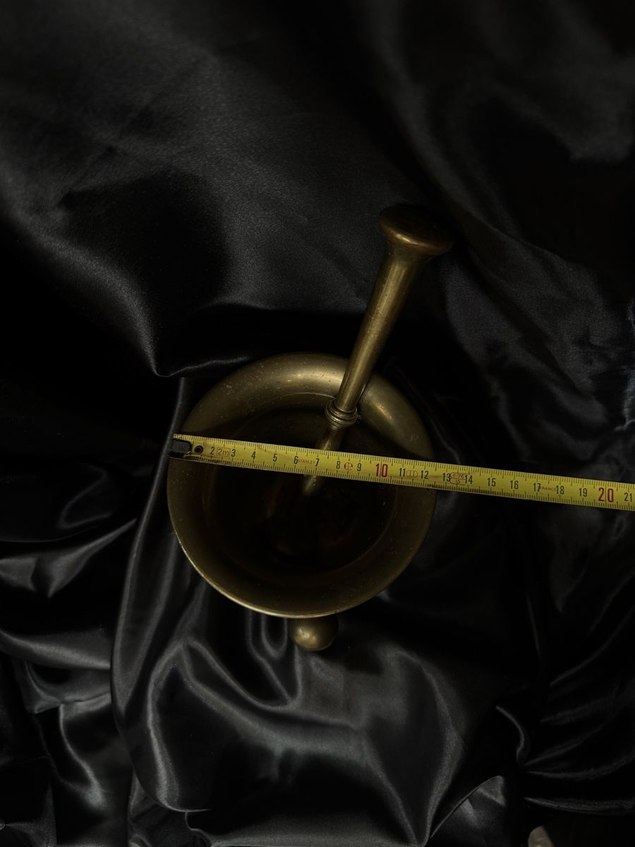 Altro per cucinare: Brass Mortar and Pestle Set used – Usato da Bern venduto da NOKOMETA 3
