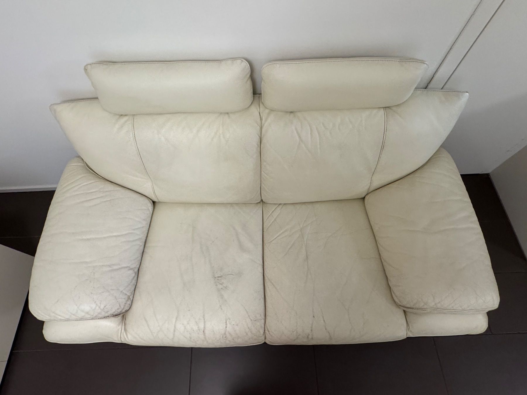 Conforama Sofas: Sofa aus Echtleder 2-Sitzer – D'occasion à Zürich par ThaliaL 5