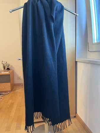 Cos Schal schwarz Wolle/ Cashmere