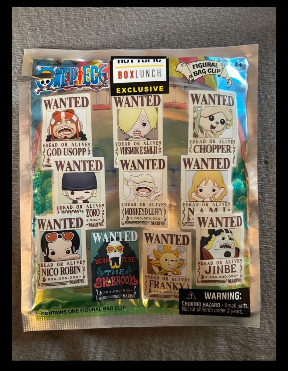 Portachiavi: One Piece Jimbei Wanted Poster Keychain – Nuovo (secondo la descrizione) da Uster venduto da xBeccax 2