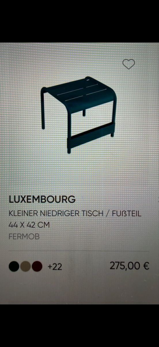 Fermob Chaises: FERMOB Schaukelstuhl und Hocker in schwarz – Neuf (Voir description) à Bubendorf par Sternchen23 3