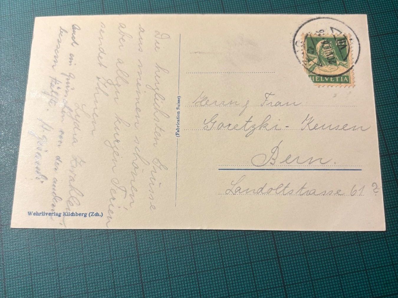 Cartoline postali: AK ZUG 1926 – Usato da Utzenstorf venduto da Rose0303 2