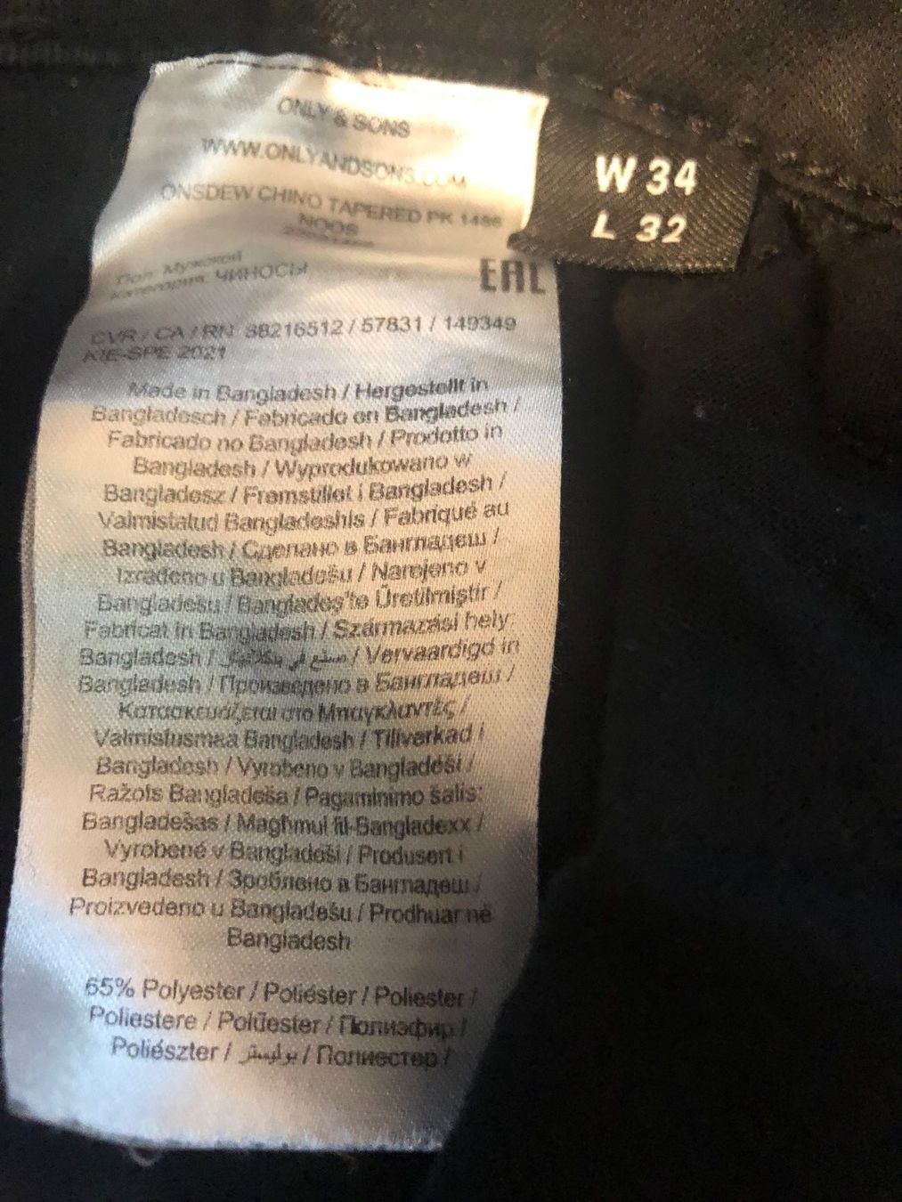 Hosen: Hose - only&sons - Grösse 34/32 – Neu (gemäss Beschreibung) aus Oberuzwil von jabano 3