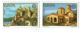 Briefmarken "Architektur". Jugoslawien