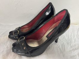 Schicke Graceland Lack Pumps, schwarz, Gr. 38