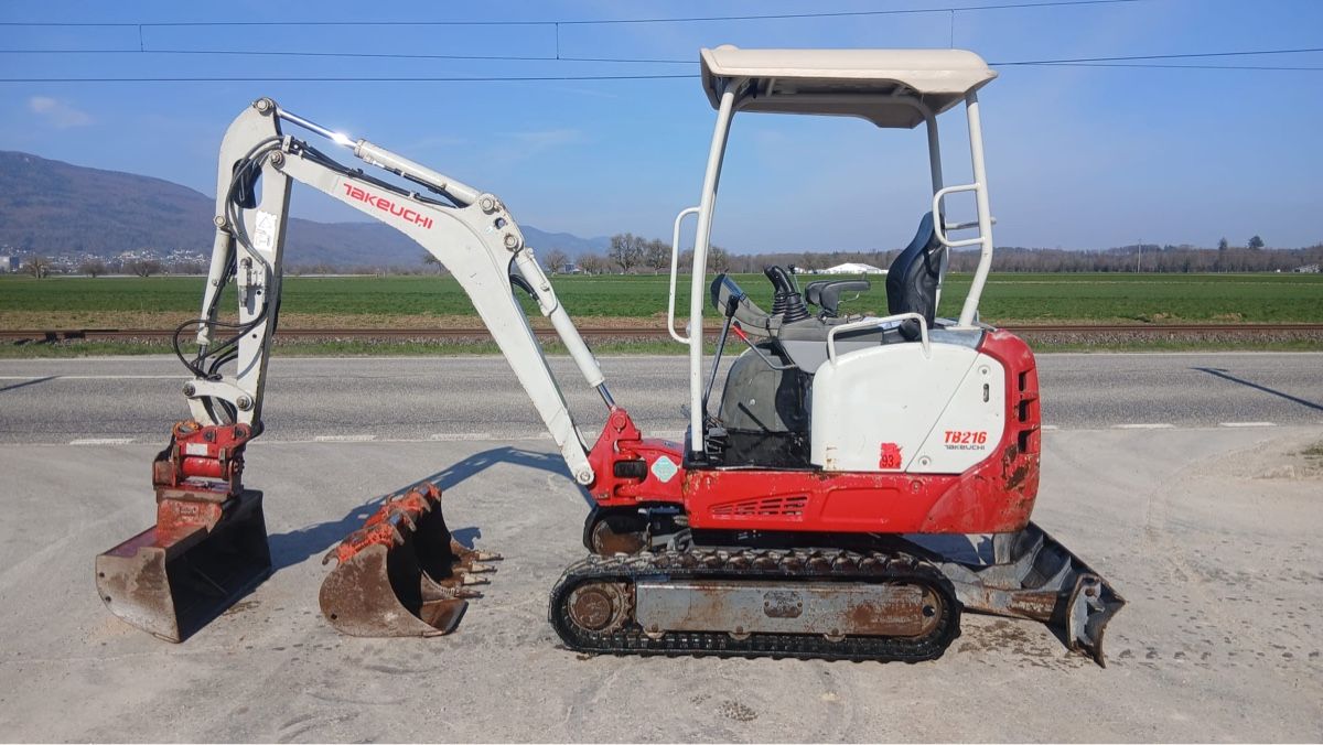 Takeuchi Escavatori: Bagger 1,6 Tonnen Takeuchi TB 216 – Usato da Niederbipp venduto da baggerch 8