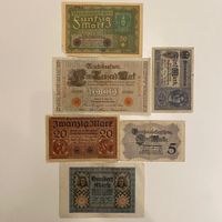 Mark - Reichsbanknote - verschiedene Daten