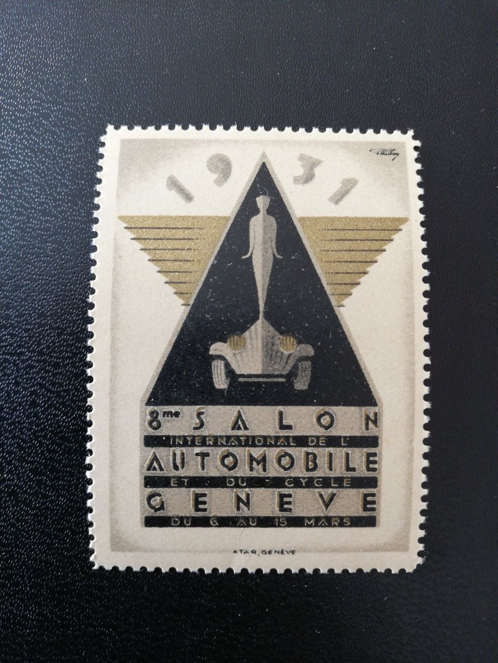 Vignette autostradali: Vignette Automobilsalon Genf 1931 – Usato da zumikon venduto da lotegrandote