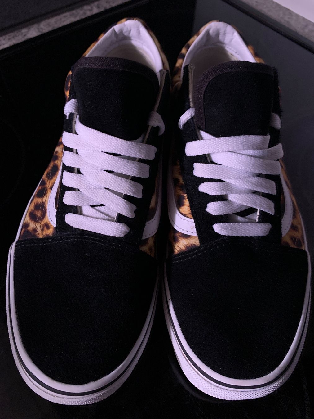 Vans Scarpe da donna: Vans Old Skool Leo-Print Sneaker Gr. 40 – Usato da Steinebrunn venduto da Littlebird1 1