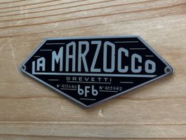 La Marzocco - Edelstahl Logo Badge Plakette
