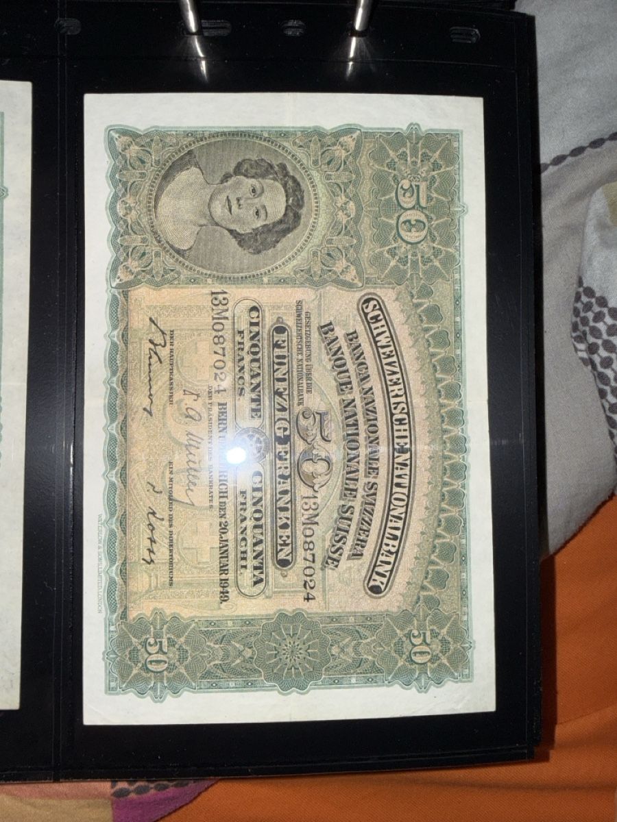 Banconote: Billet de banque Suisse 1949 – Usato da Morges venduto da jul_7rz7