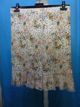 MARCCAIN SCHUPFROCK MINIROCK VOLANTS GR 38 40 GUMMIZUG BUND