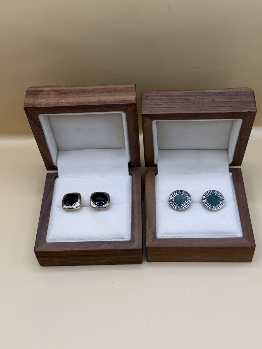 Gemelli: 2x Turkish Diplomatic Cufflinks w/ MFA Presentation Boxes – Usato da Genève venduto da sho_67qj 1