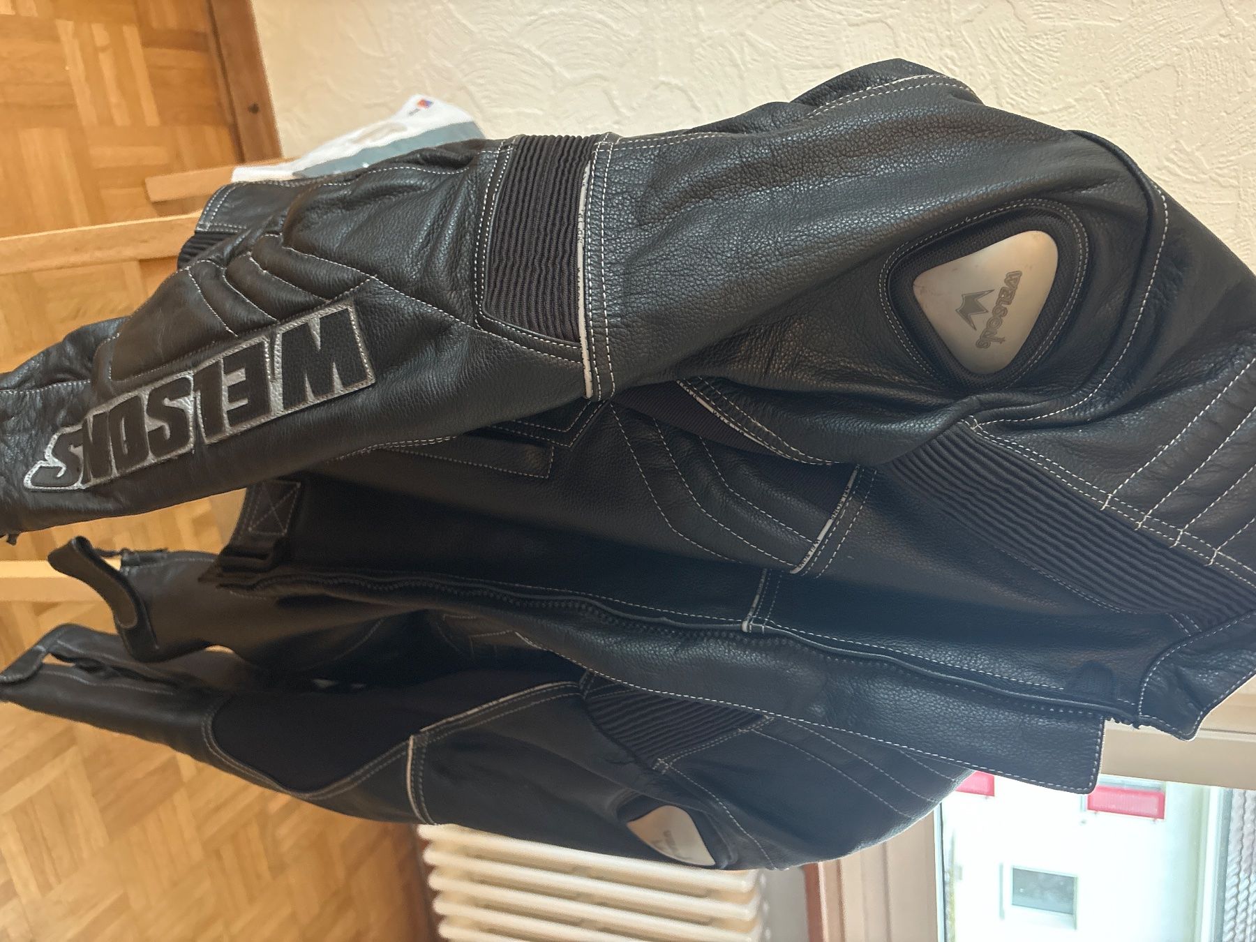 Giacche: Weisons Motorradjacke, Leder, Schwarz – Usato da Egg b. Zürich venduto da Dado77 3