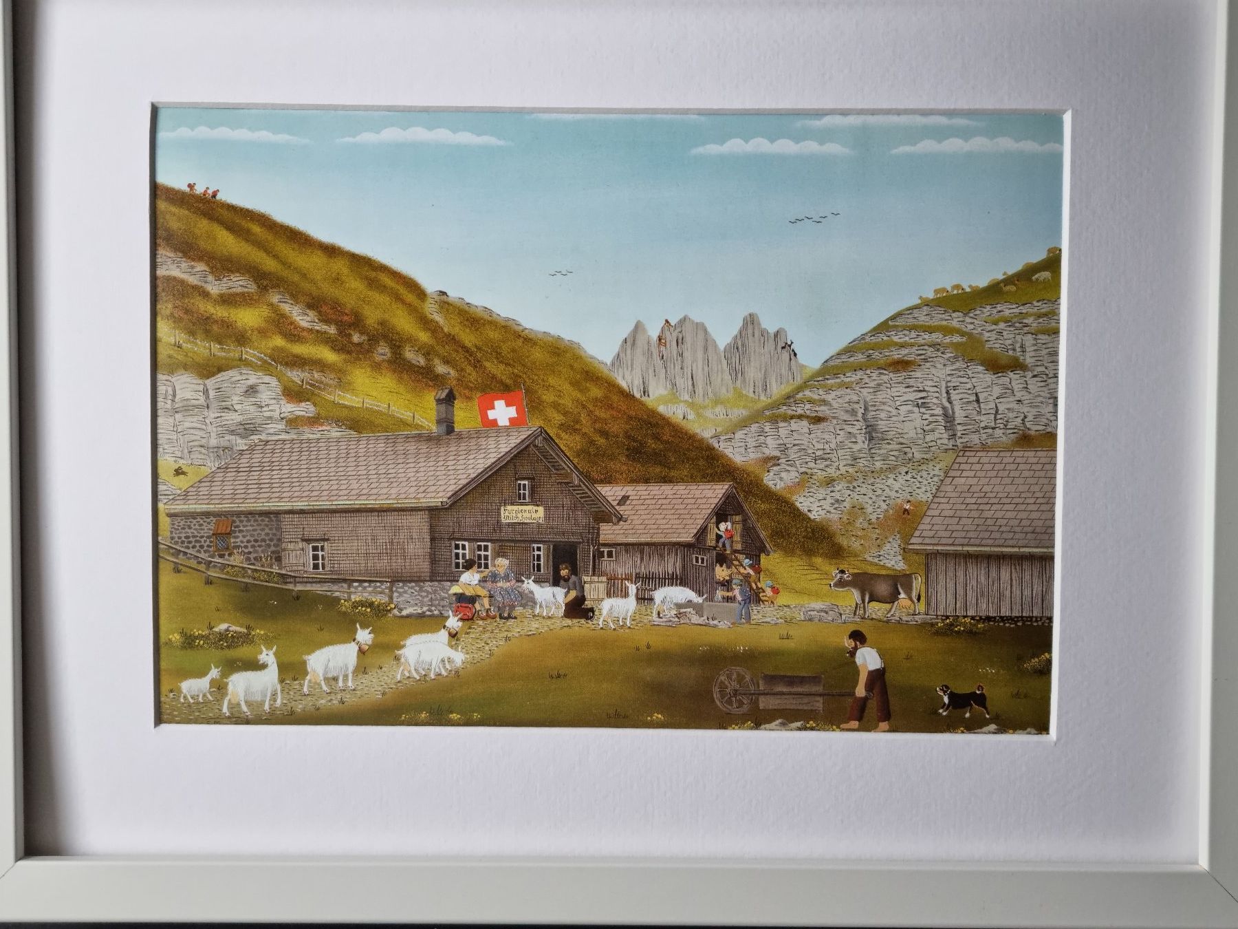 Foto & Immagini: BARBARA BILD MIT PASSEPARTOUT UND RAHMEN – Usato da Gersau venduto da grafik-kunst 1
