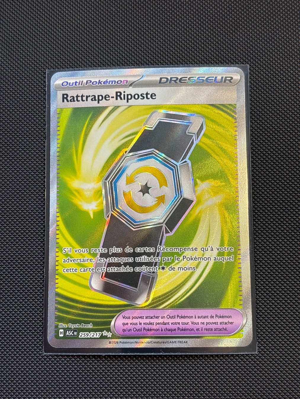 Pokémon Sammelbilder & Trading cards: Fr - Rattrape-Riposte Fullart 259/217 - Pokémon – Neu (gemäss Beschreibung) aus Neuchâtel von caraadryn
