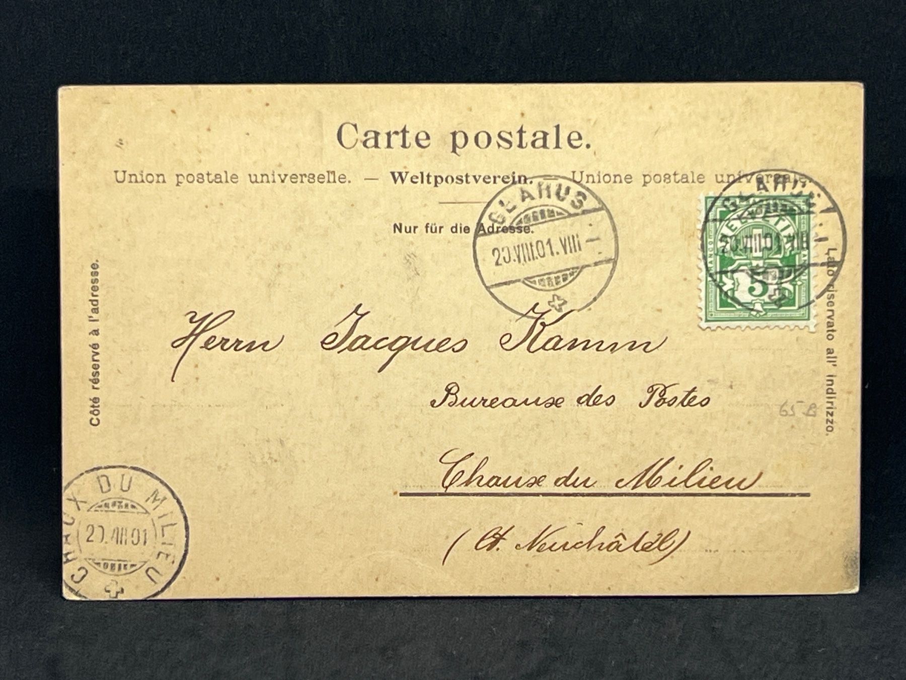 Cartoline postali: Uelialp und Tödi – Usato da Widnau venduto da Brusi9 1