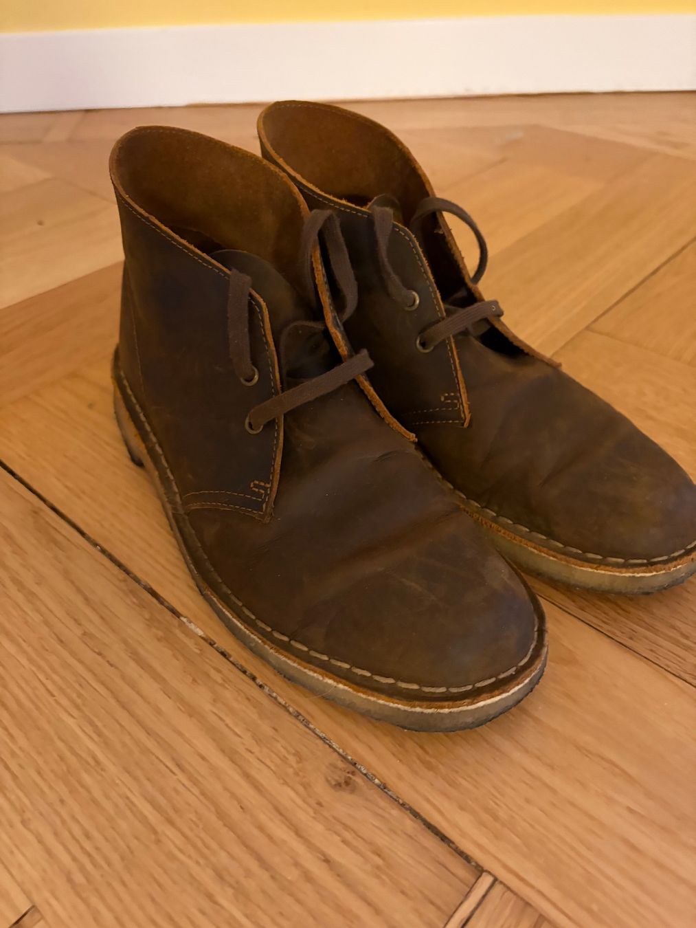 Herrenschuhe: Clarks Desert Boots, Beeswax, Grösse 41 – Gebraucht aus Genève von BeatMumenthaler 1