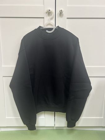 Sweatshirt schwarz uni in gutem Zustand