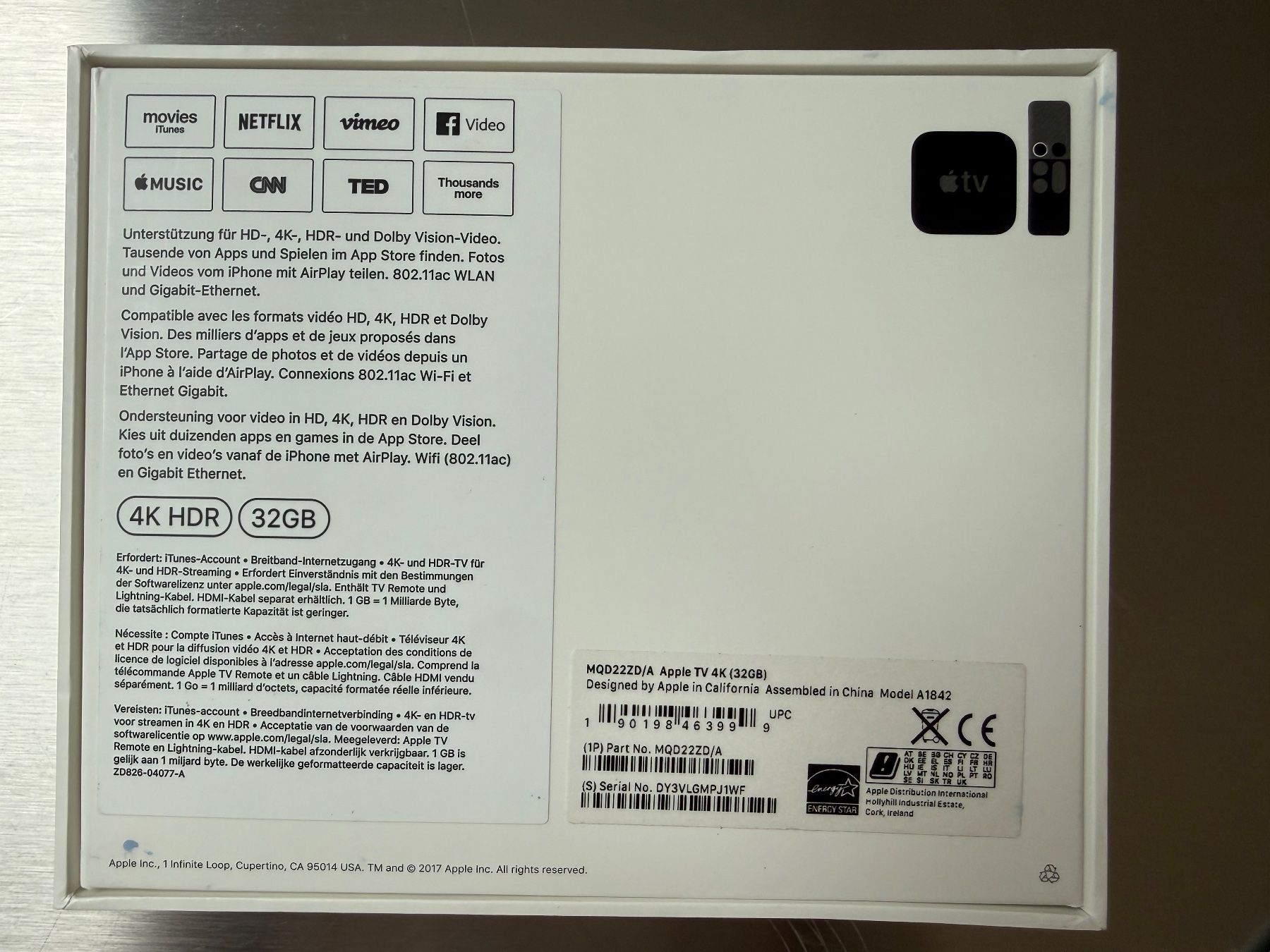 Apple Sistemi audio & multimediali: Apple TV 4K (32GB) – Usato da Bern venduto da Garob 5