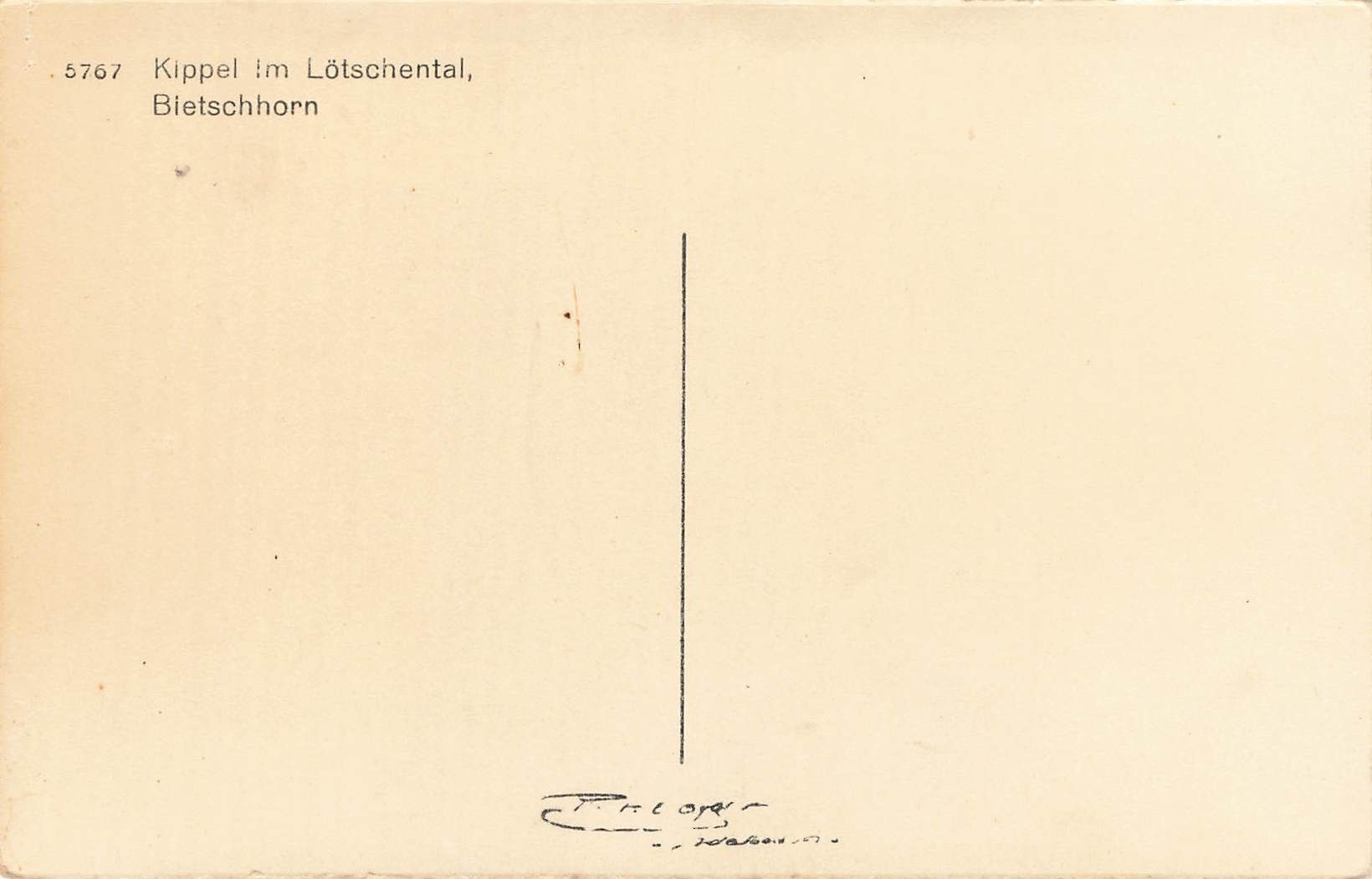 Ansichtskarten: Kippel im Lötschental Bietschhorn – Gebraucht aus Biasca von Blenio71 1