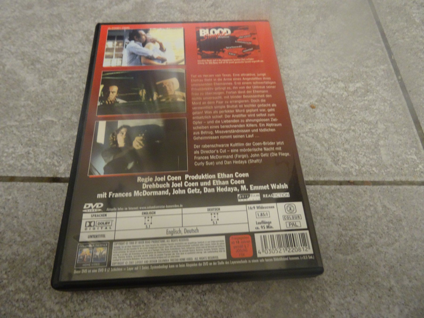 Tous les DVDs: Blood Simple Director's Cut DVD – D'occasion à Olten par Disc-Verkauf 2