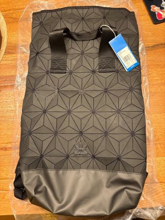 Adidas Rucksack BP ROLL TOP 3D schwarz neu mit Etikett