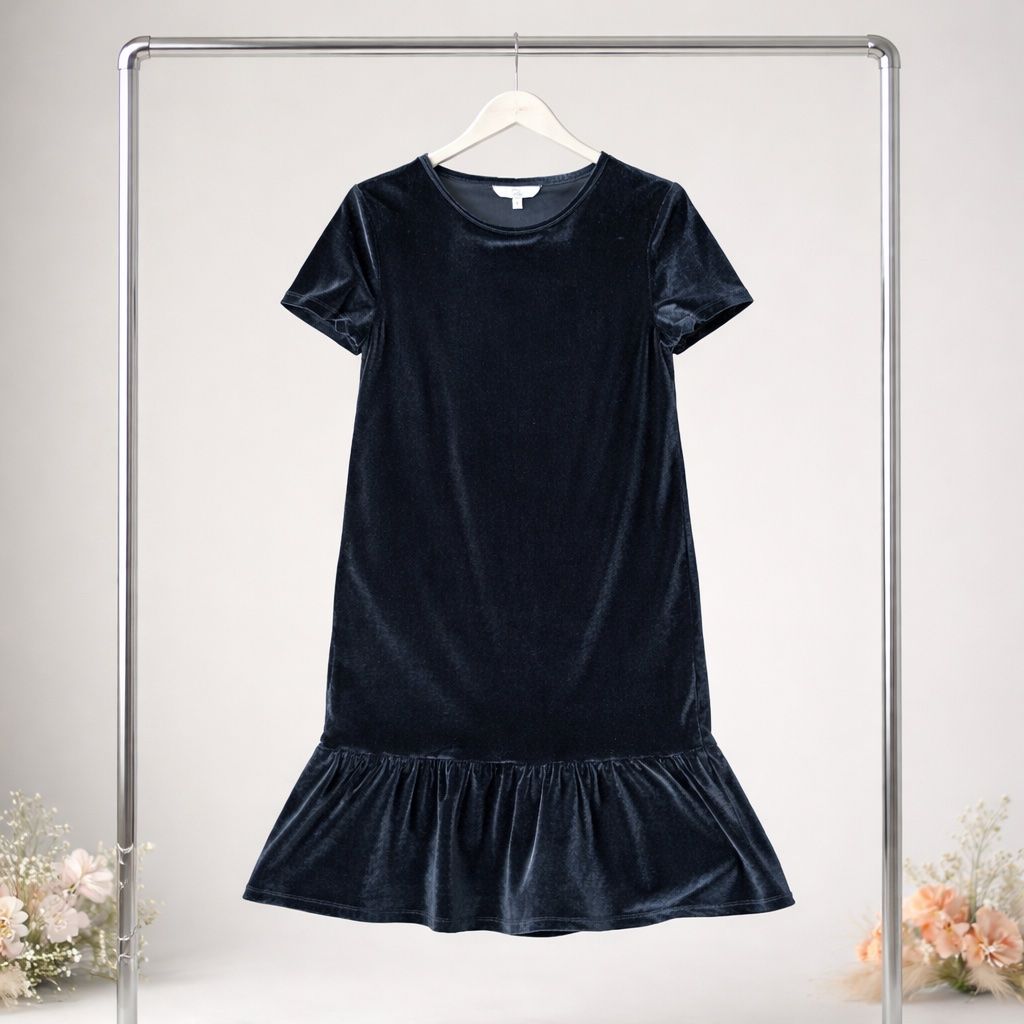 C&A Robes: Samtkleid petrol, Grösse  S – D'occasion à Leuk-Stadt par 2thcircle 1