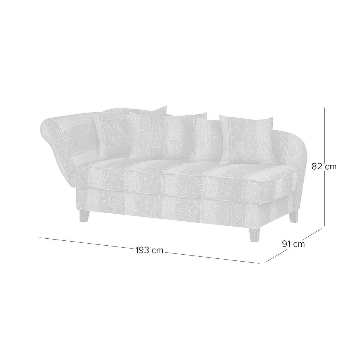 Divani: Chaiselongue Recamiere Sofa Bettsofa – Usato da Effretikon venduto da A11A 5