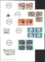 5 FDC 720 - 724 Serie Viererblöcke ET Bern 11.2.1986