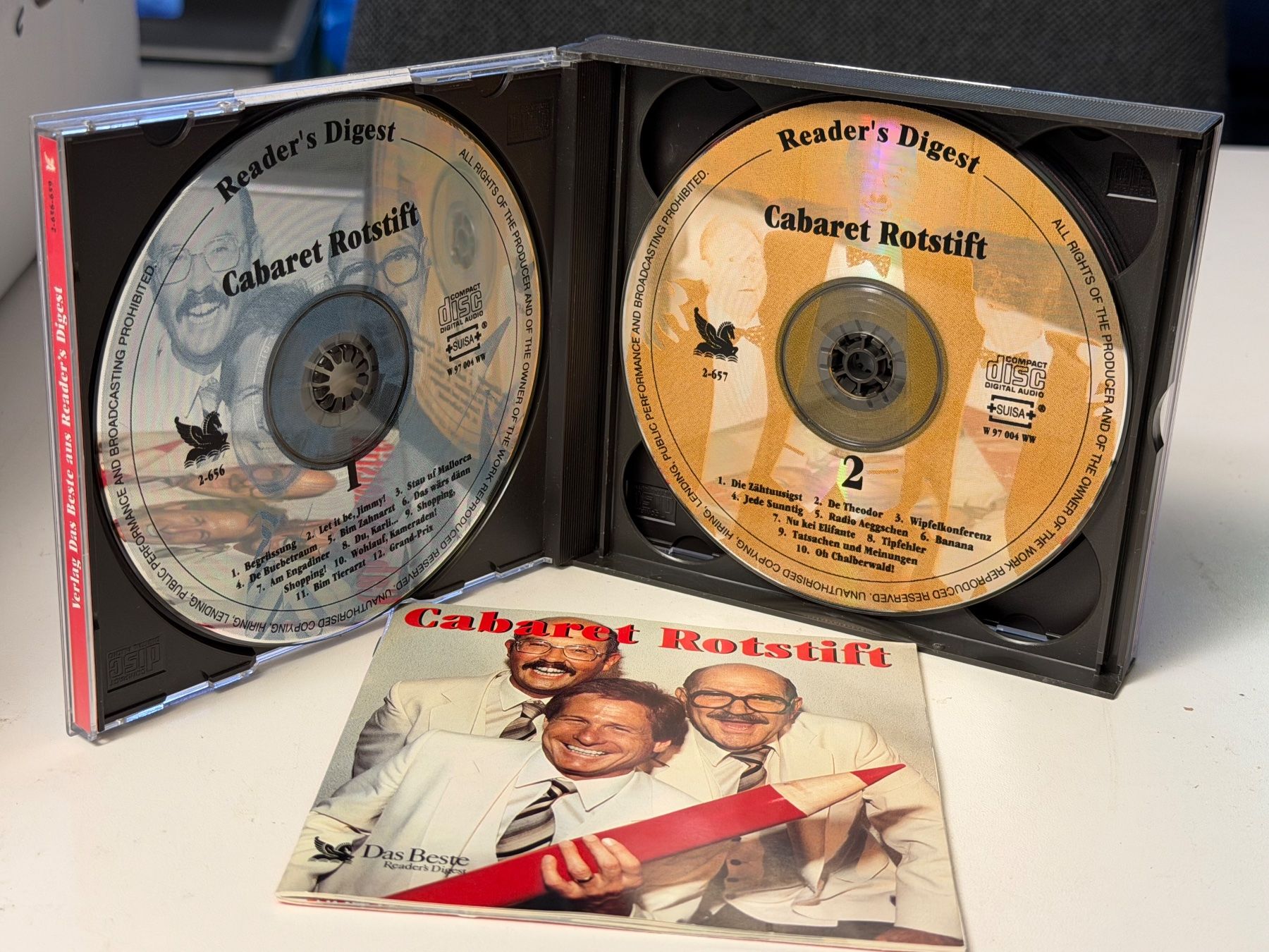 CD: Cabaret Rotstift (4 CD's) - HD23C – Usato da Küsnacht ZH venduto da Jazztilldawn 2