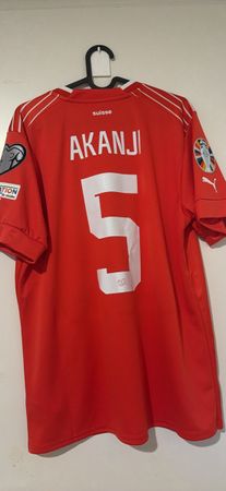 Akanji Schweiz EM2024 Quali Trikot- ex fc basel spieler