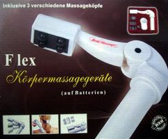 😊FLEX Körpermassagegerät mit 3 Massageköpfe