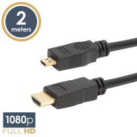 HDMI auf HDMI micro Kabel  Länge: 2 m