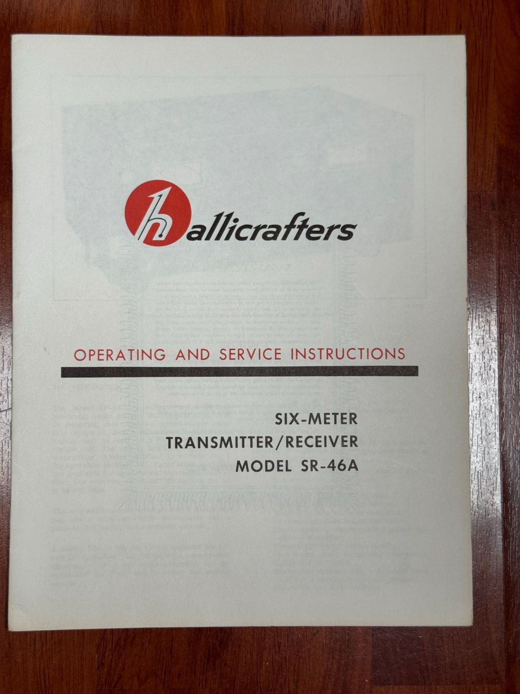 Radiocomunicazione: Hallicrafters SR-46A – Usato da Ins venduto da funkflieger