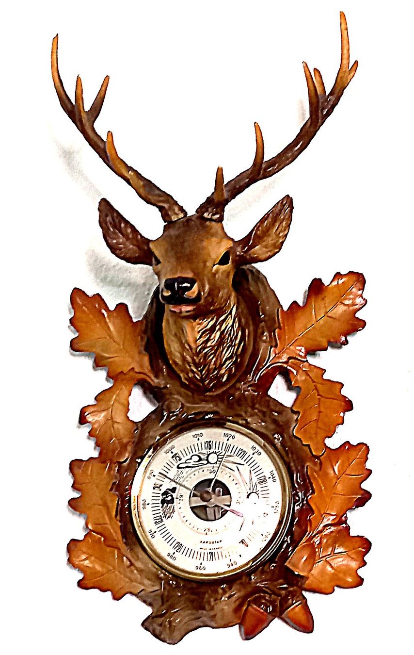 Altro per la casa: Barometer mit Hirsch-Wanddecko – Usato da Baar venduto da 2cvbaar